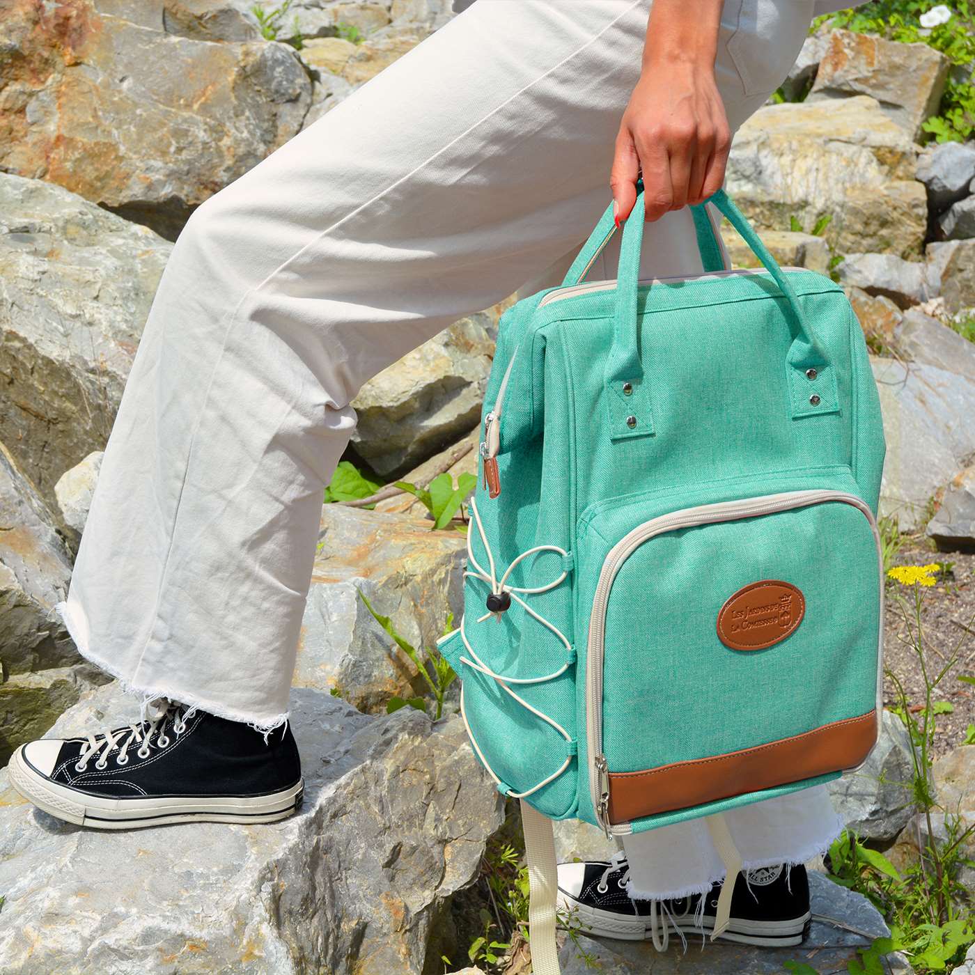 Zaino picnic turchese - 2 persone