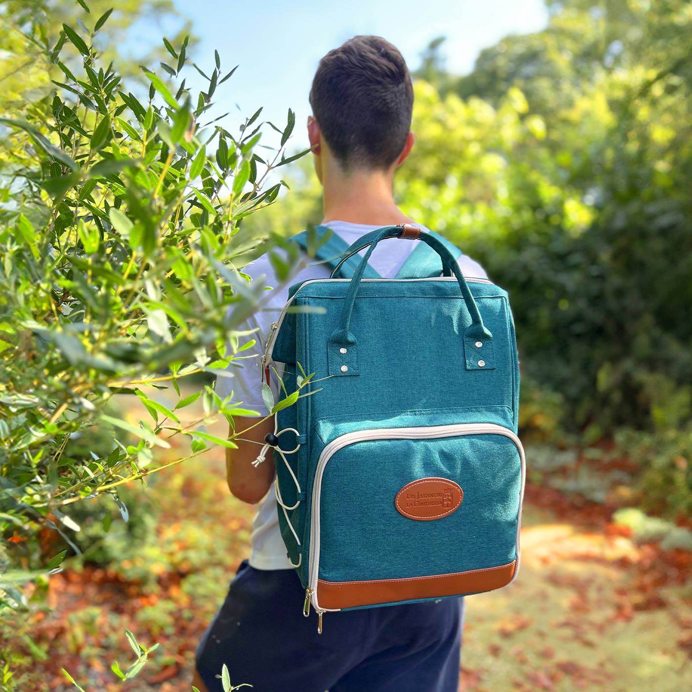 Zaino picnic Blu Anatra - 2 persone