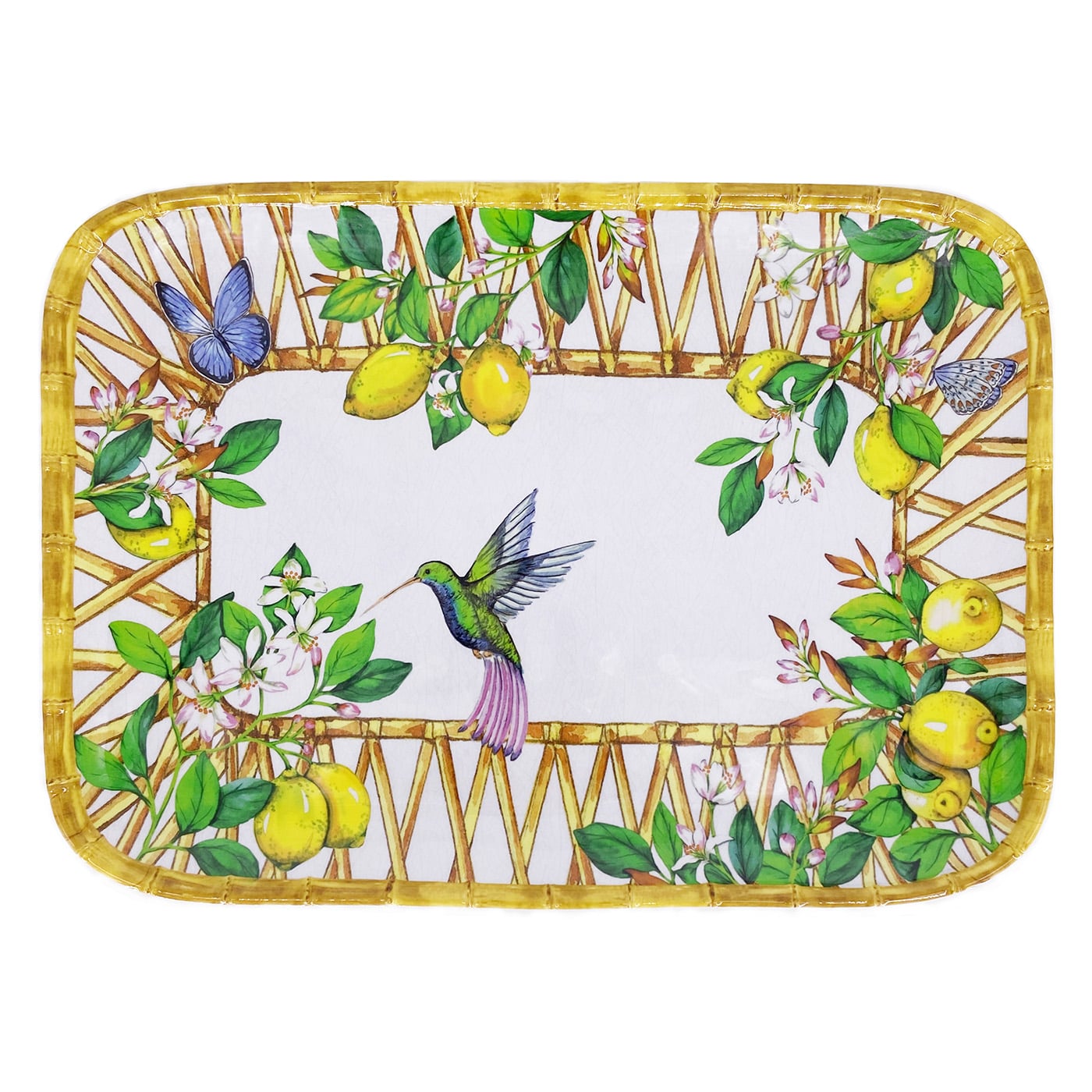 Vassoio rettangolare in melamina limone - 45 x 32 cm – Les Jardins de la  Comtesse it