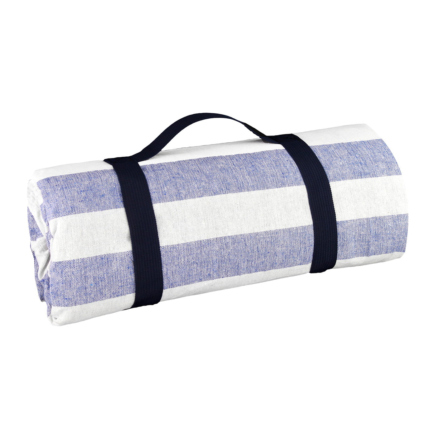 Tovaglia da picnic impermeabile blu cielo e bianco (140 x 140 cm)