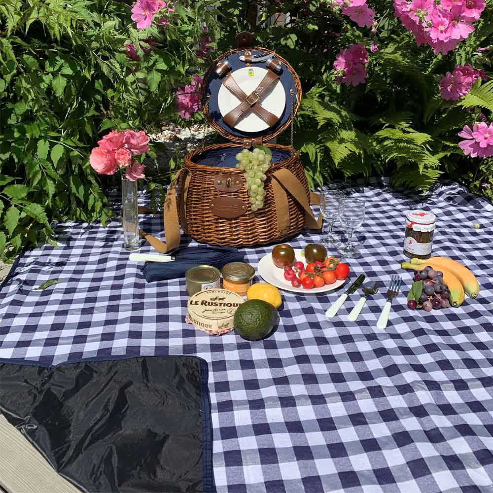 Telo picnic Blu (140 x 140 cm)