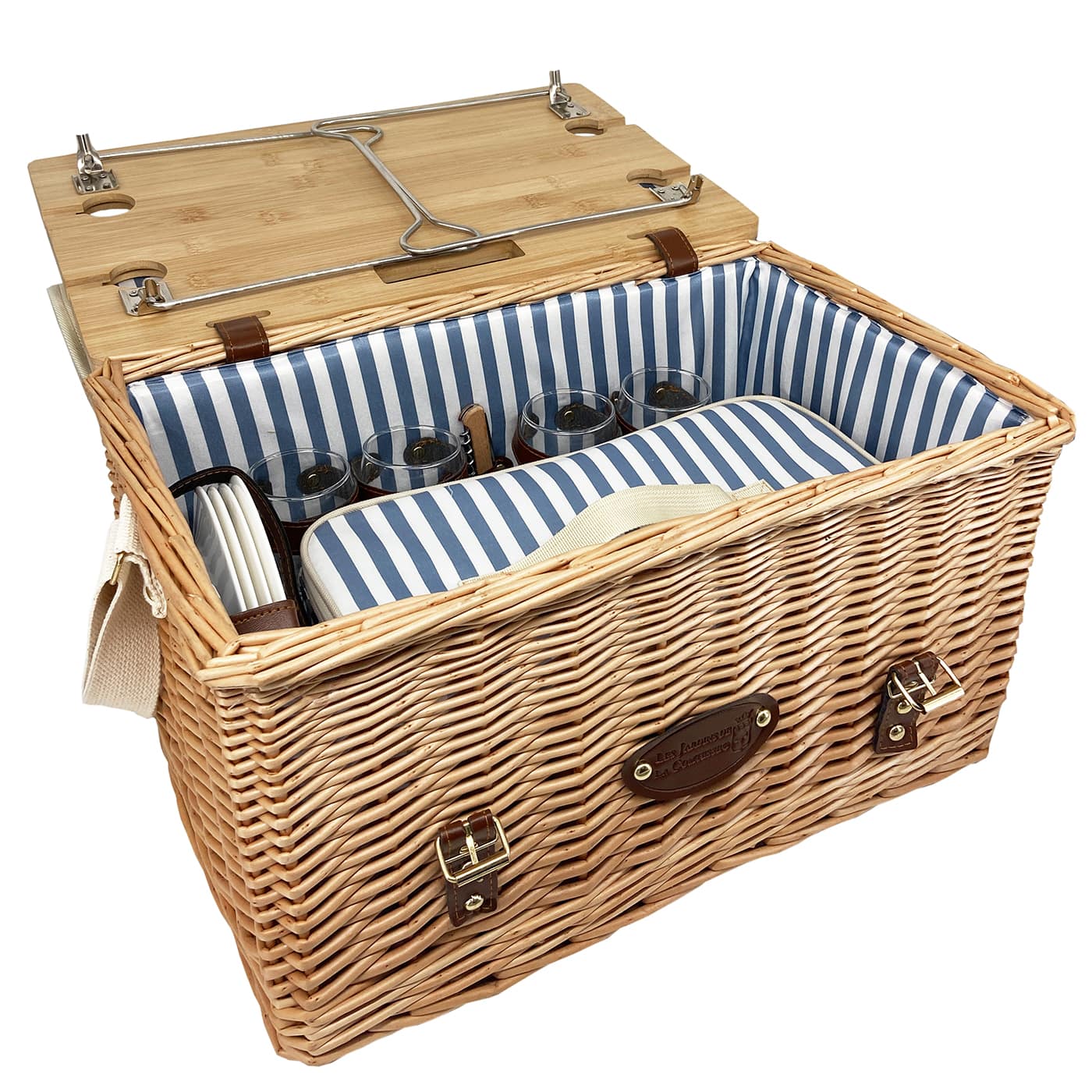 Cestino da picnic con tavola Saint-Malo - 4 persone