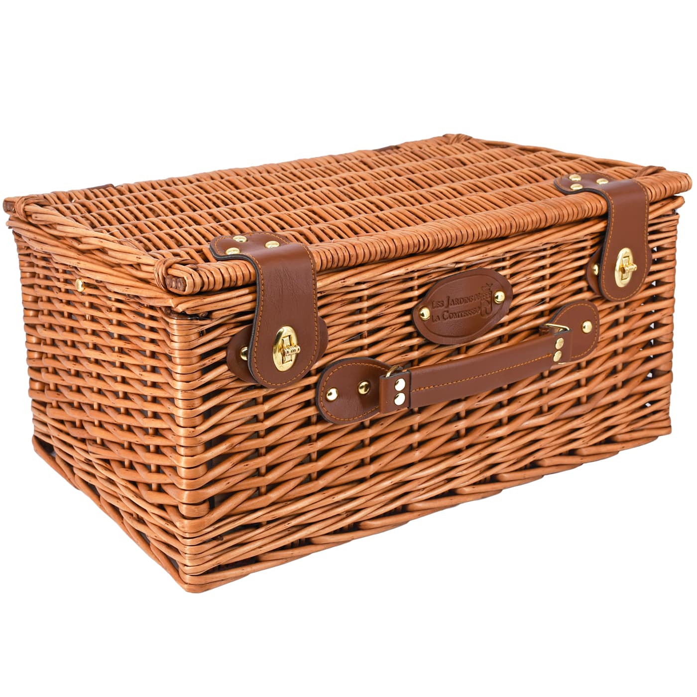 Cestino da picnic Marly vichy blu - 4 persone