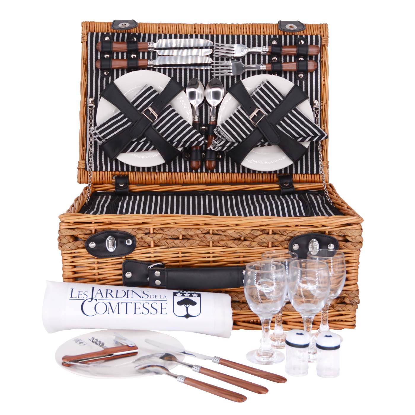 Cestino da picnic in vimini Belleville - 4 persone
