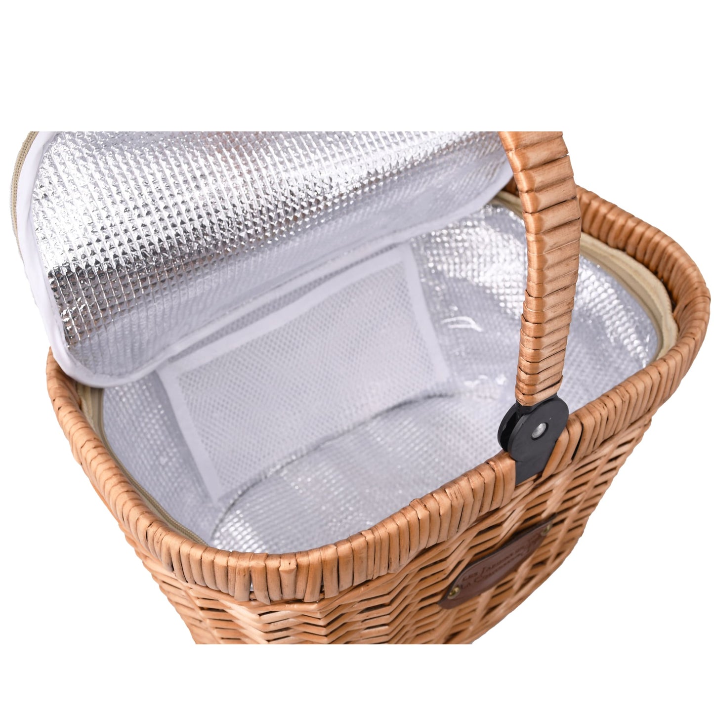 Cestino isotermico in vimini Chantilly blu