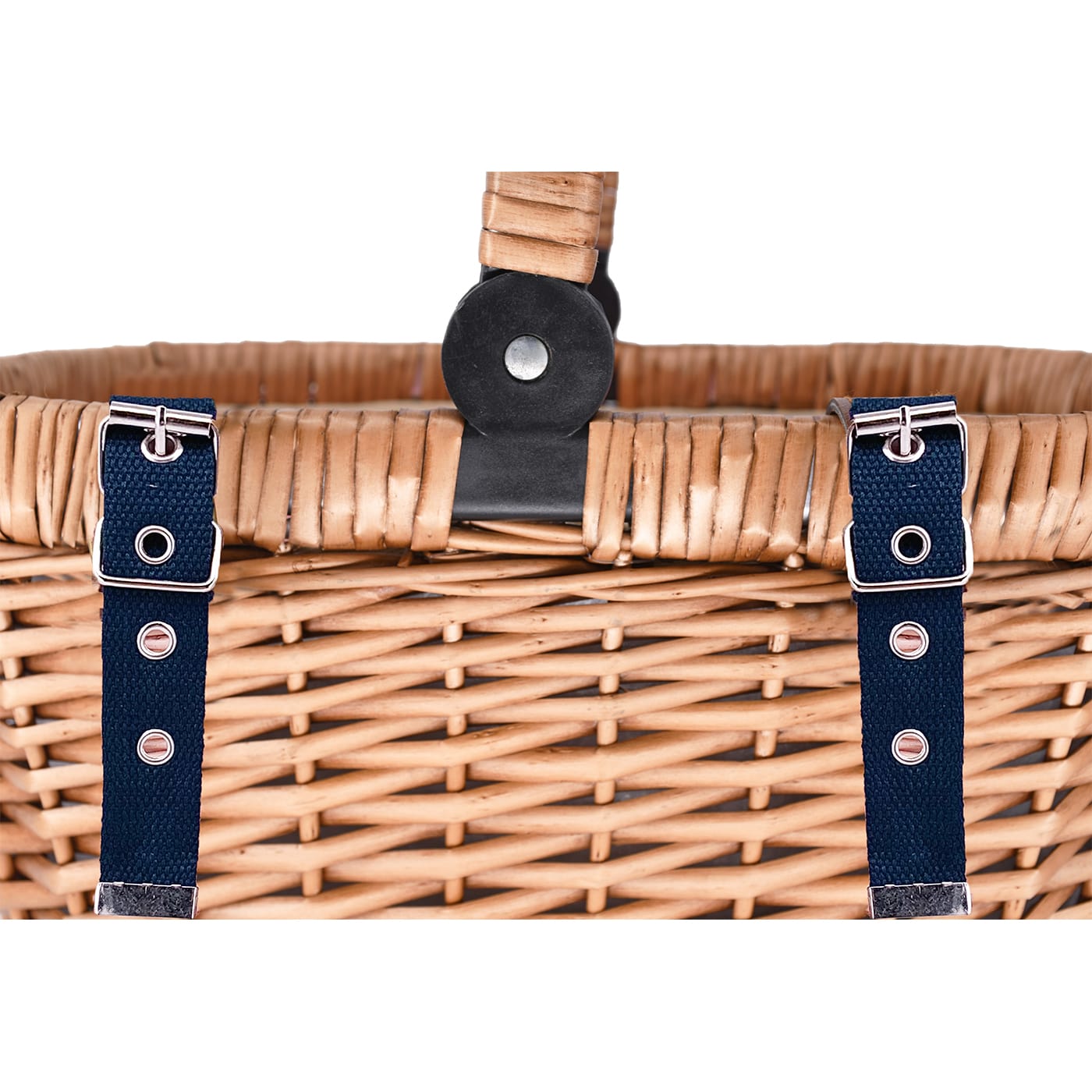 Cestino isotermico da bici Chantilly blu in vimini