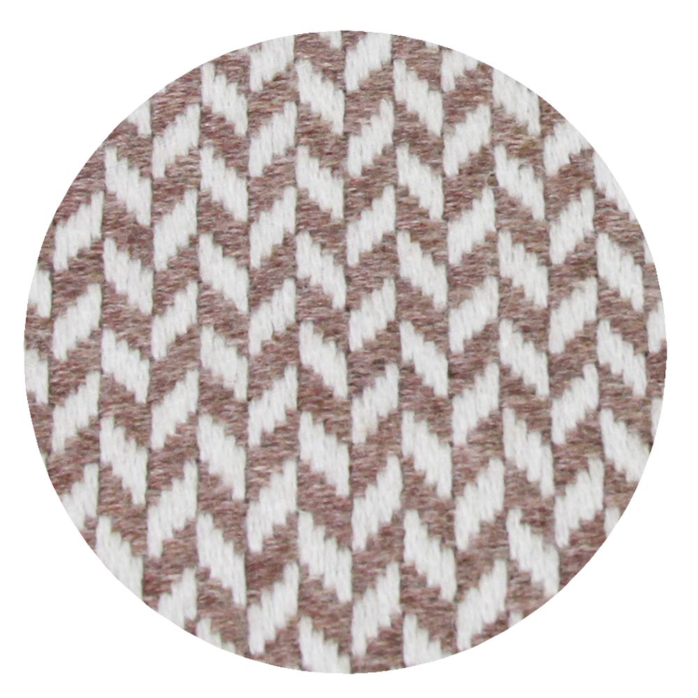Plaid comfort cashmere e lana, motivo chevron piccolo Marrone Glassato