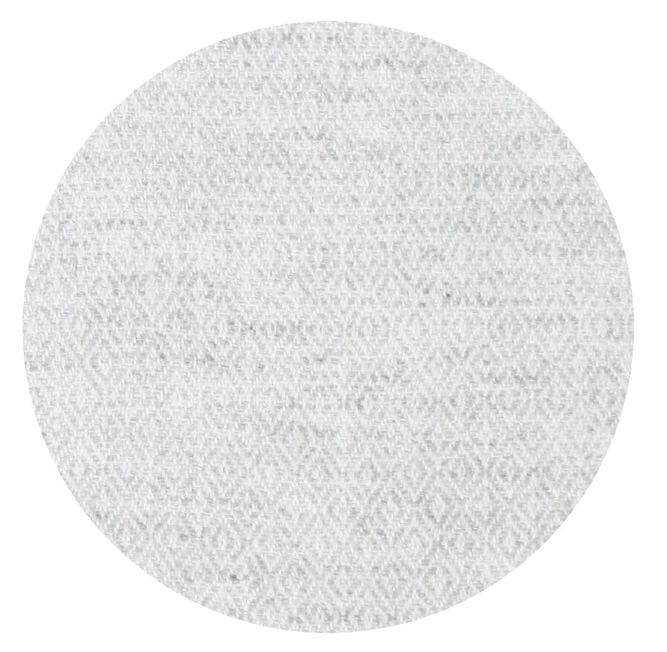 Plaid leggero cashmere e lana Grigio Argentato motivo Diamante