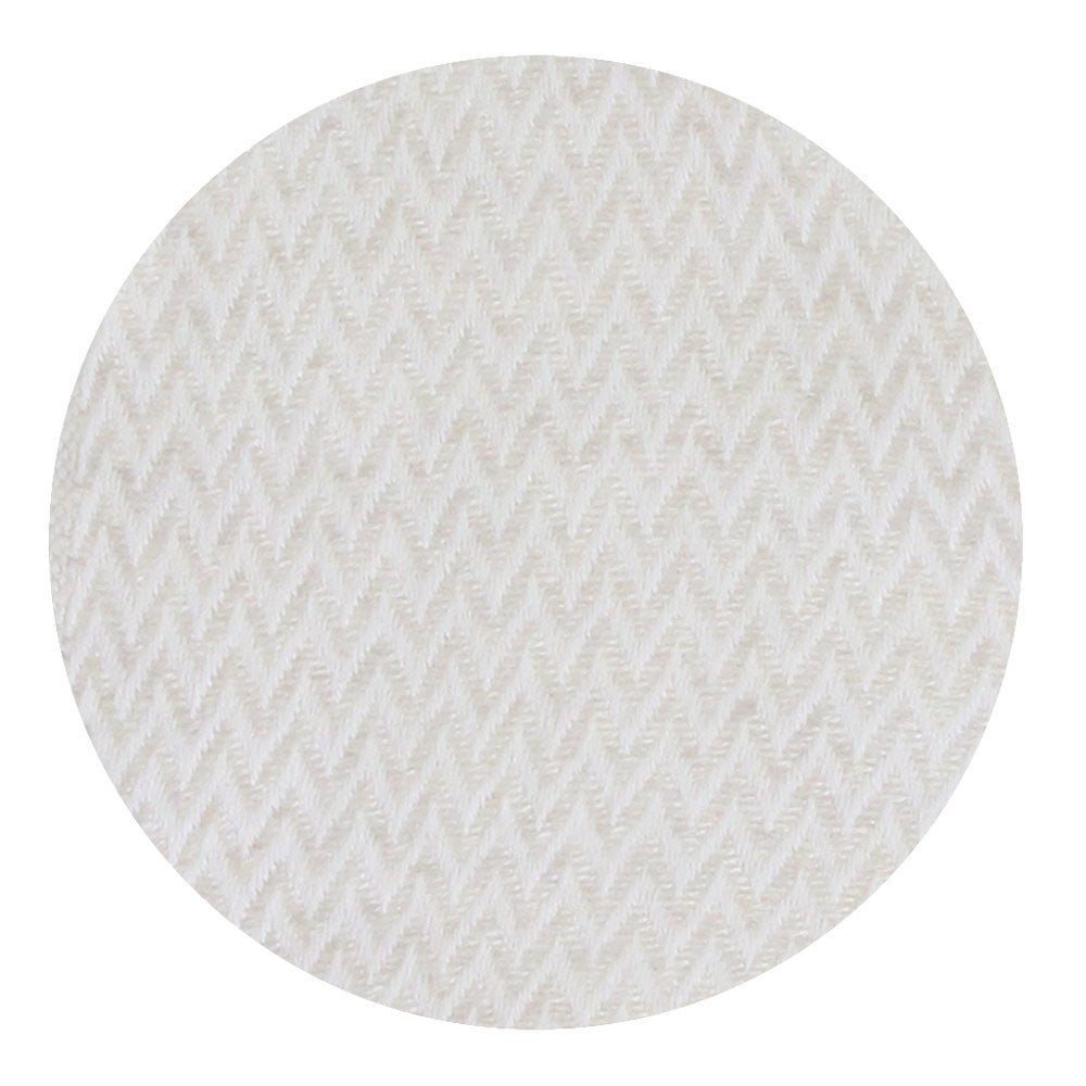 Plaid leggero cashmere e lana chevron Beige Mandorla - 130 x 230 cm