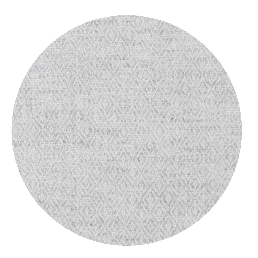 Sciarpa cashmere e lana - Grigio Argentato motivo Diamante