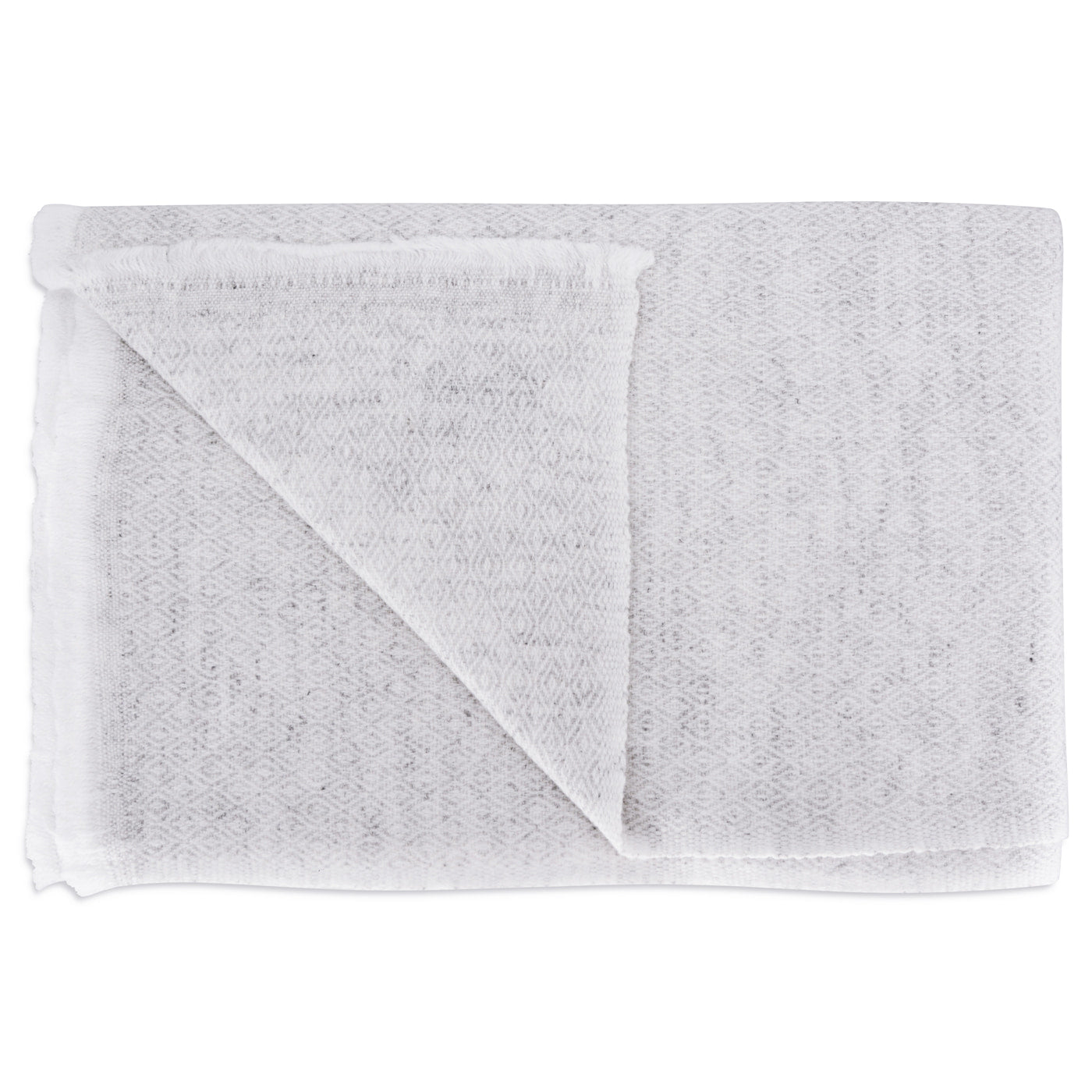 Stola/pashmina donna Grigio Argentato motivo Diamante