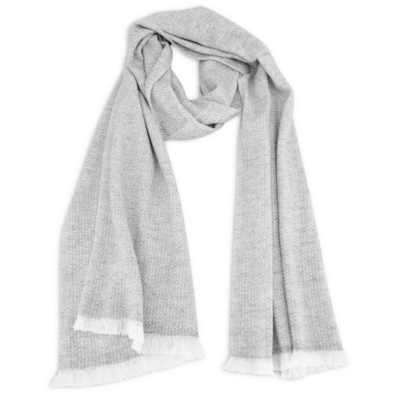 Sciarpa Invernale Donna - Pashmina Bicolore 200x65cm - Cashmere Morbido E Caldo - Foto 10