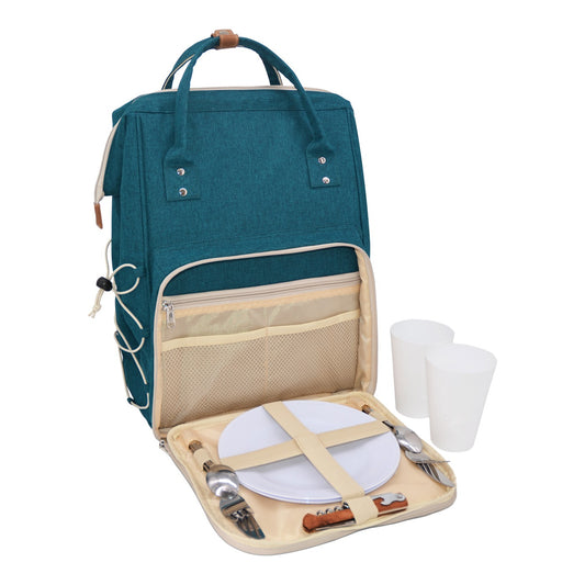 Zaino picnic Blu Anatra - 2 persone