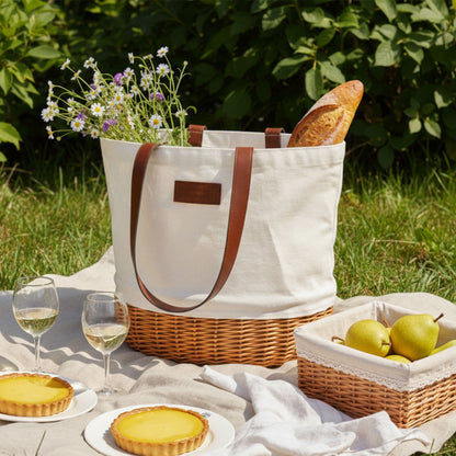 Borsa da picnic Azur lino - 2 persone