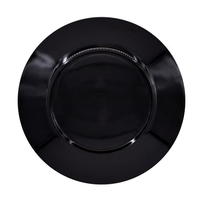 Piatto piccolo da dessert in pura melamina nero - Ø 23 cm