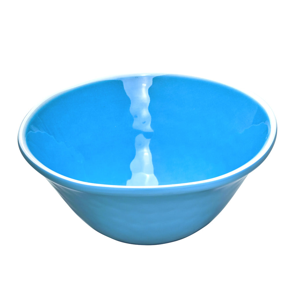 Ciotola in melamina quasi infrangibile – Blu. 2 pezzi