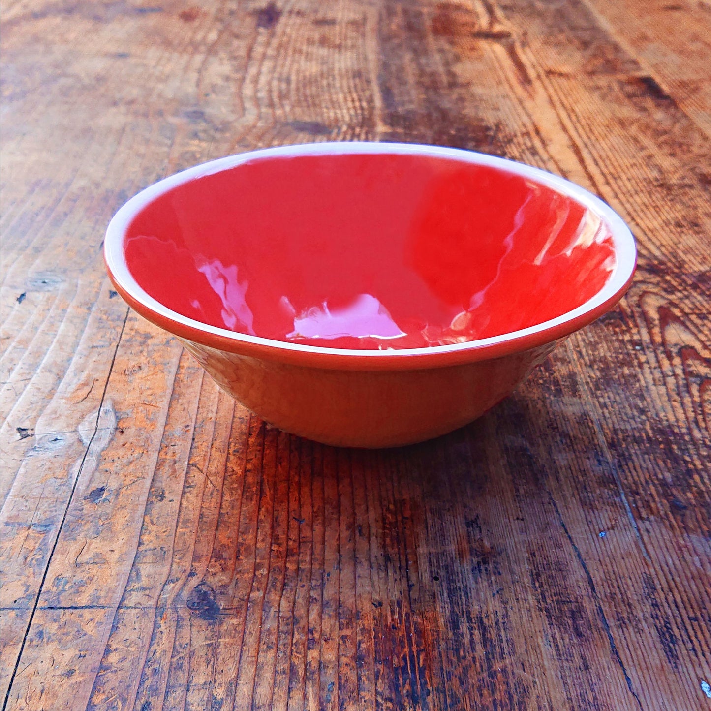 Ciotola in melamina quasi infrangibile – Rosso. 2 pezzi