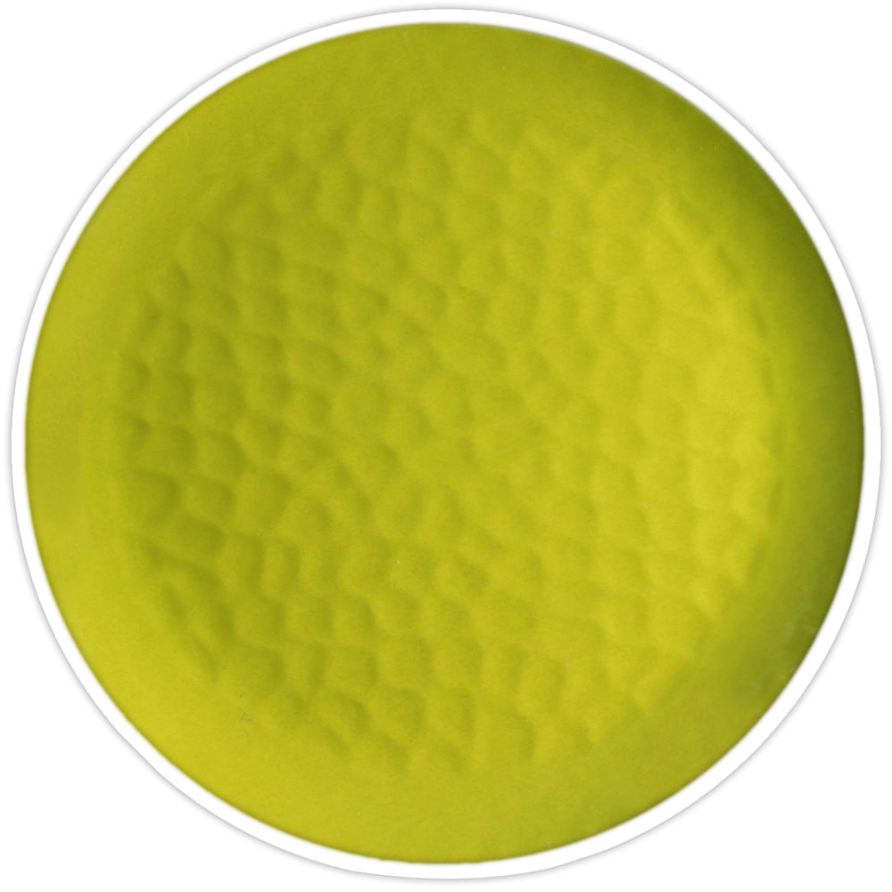 Piatto Piano Grande 27 cm in melamina quasi infrangibile – Verde. 2 pezzi
