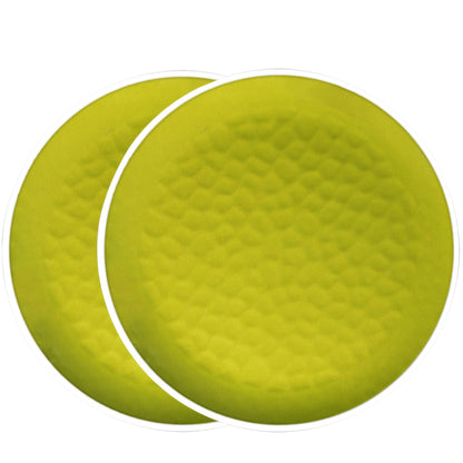 Piatto piccolo 23 cm in melamina quasi-infrangibile – Verde. 2 pezzi