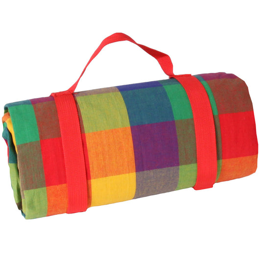 Telo da picnic multicolore XXL (140 x 280 cm)