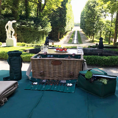 Cestino da picnic in cuoio Saint-honoré - 4 persone