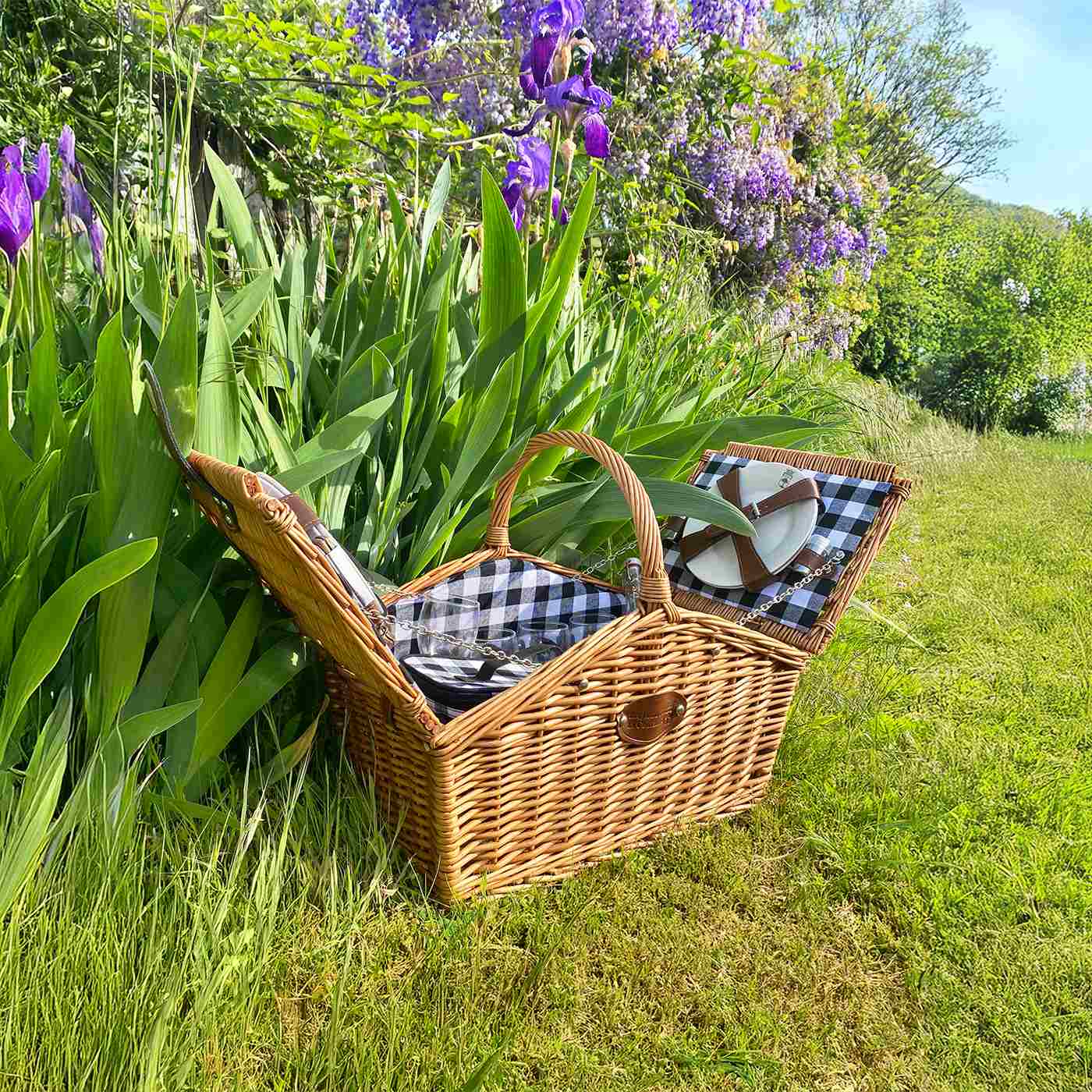 Cestino da picnic Montaigne in vimini - 4 persone