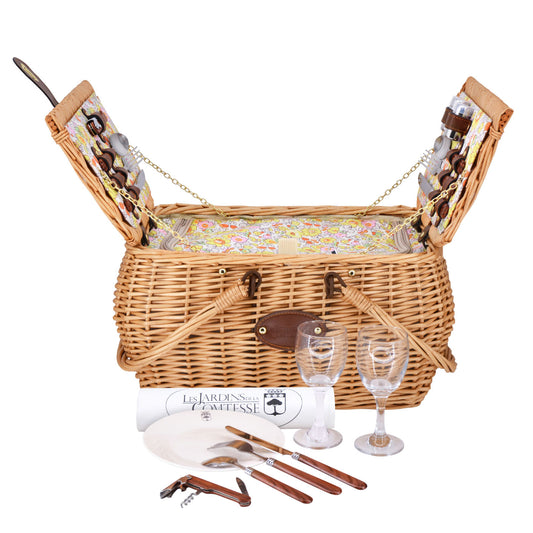 Cestino da picnic Giverny giallo - 2 persone