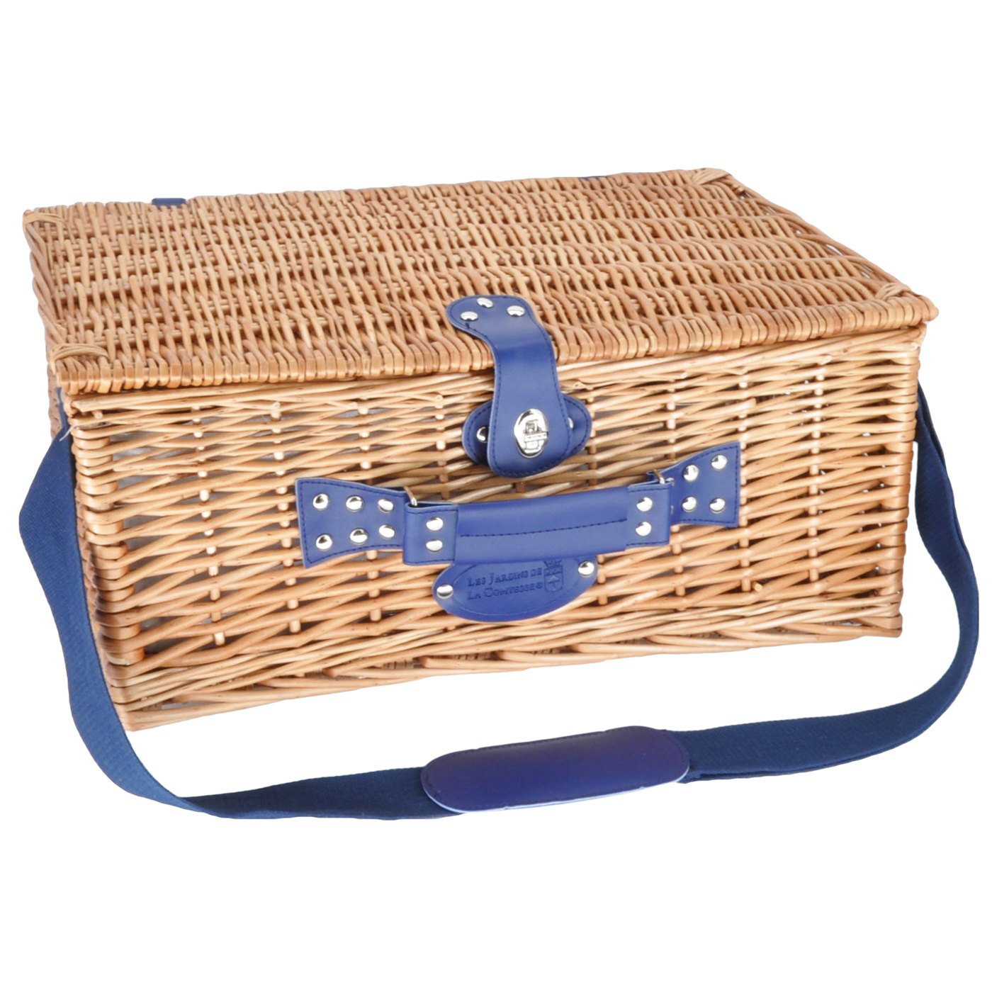 Baule Da Picnic In Pelle Per 6 Persone - Set Completo Con Porcellana - Foto 5