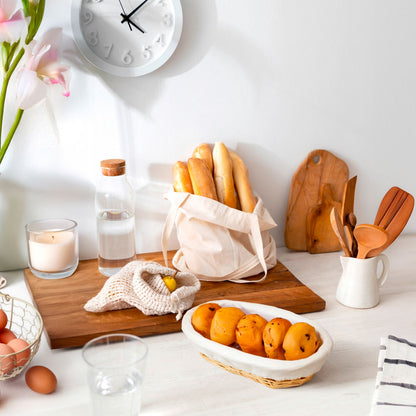 Cestino del pane in vimini - Formato piccolo