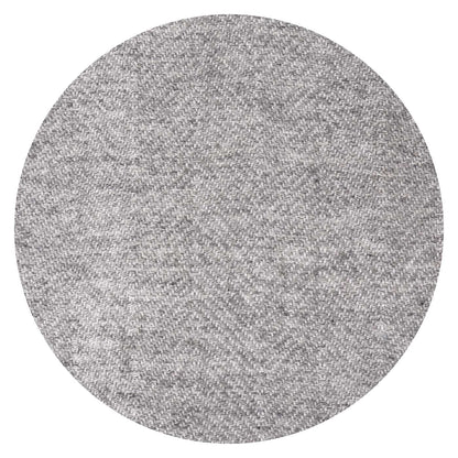 Plaid lana grigia e avorio grande chevron - 130 x 200 cm