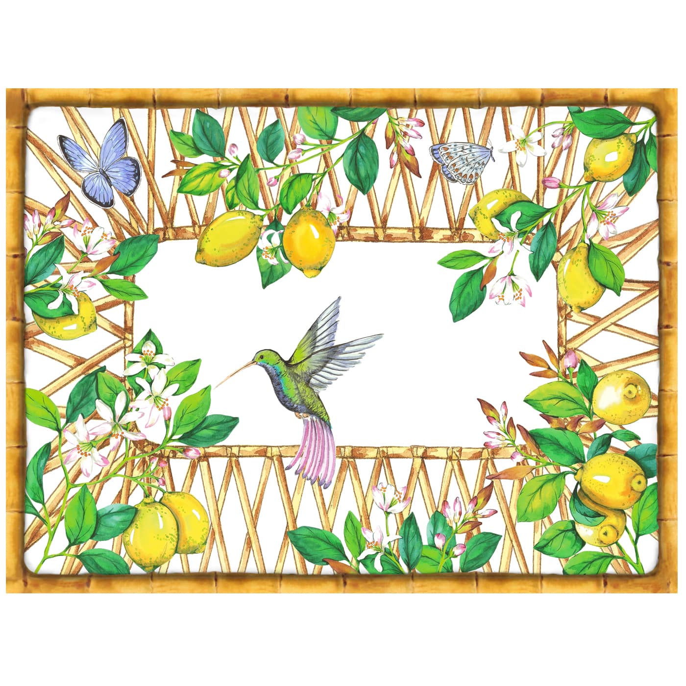 Tovaglietta (40 x 30 cm) limone - Set di 6