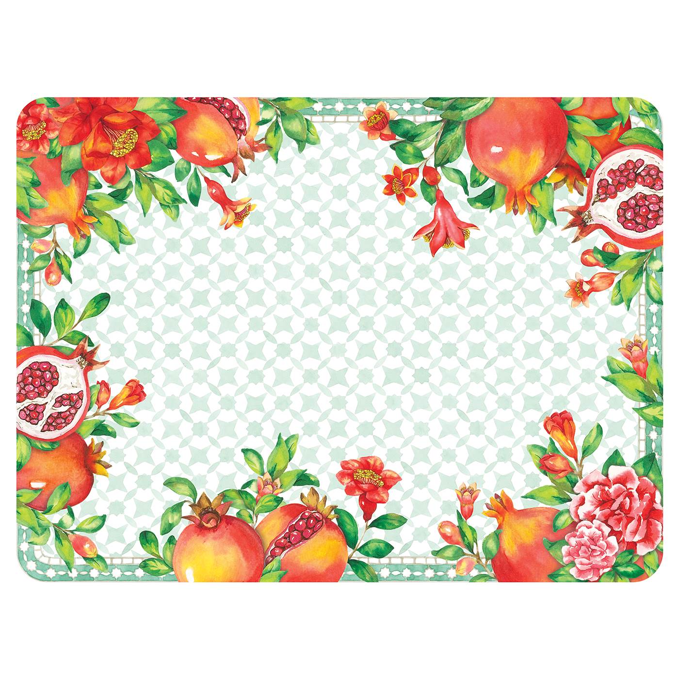 Tovaglietta (40 x 30 cm) melograno - Set di 6