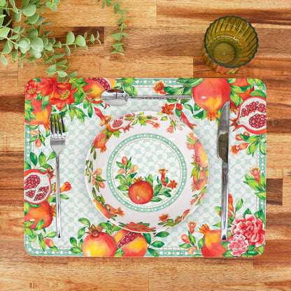 Tovaglietta (40 x 30 cm) melograno - Set di 6